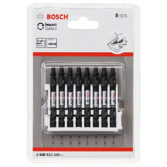 Doppelklingen Schrauberbit-Set Impact Control, 8-teilig, T25-T25, 65 mm-Beschreibung lesen