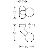 FSB PT-Türknopf, 070846,a.Ros.ov.Alu+9016 FSB PT-Türknopf, 070846,a.Ros.ov.Alu+9016