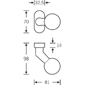 FSB PT-Türknopf, 070846,a.Ros.ov.Alu+9016-Beschreibung lesen