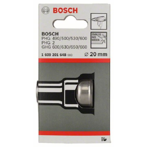 Reduzierdüse für Bosch-Heißluftgebläse, 20 mm Reduzierdüse für Bosch-Heißluftgebläse, 20 mm-Beschreibung lesen