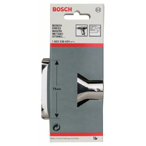 Flächendüsen, Düse für Bosch-Heißluftgebläse, 75 mm, 33,5 mm-Beschreibung lesen