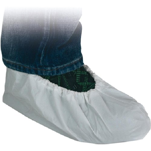 Einwegüberschuh, PE, 17 cm hoch, weiß Einwegüberschuh, PE, 17 cm hoch, weiß-Beschreibung lesen