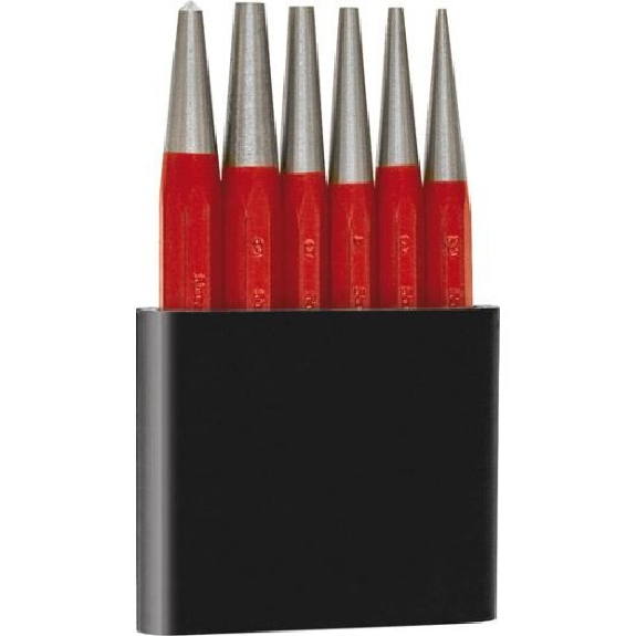 Durchtreiber-Satz DIN 6458 6-teilig im Kunststoffhalter Durchtreiber-Satz DIN 6458 6-teilig im Kunststoffhalter-Beschreibung lesen