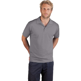 Poloshirt, Gr. XL, new light grey-Beschreibung lesen