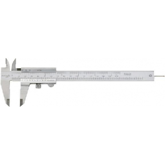 Taschenmessschieber Feststellung 150mm 1/50 1/1000 FORTIS-Beschreibung lesen