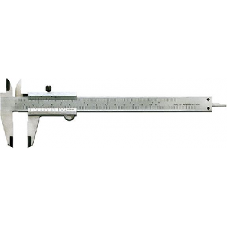 Taschenmessschieber Fest-stellung 150mm 1/50 1/1000 FORTIS-Beschreibung lesen