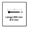 SPAX-S ZYLINDERKOPF 8 x 500 T-STAR PLUS T40 VG CUT