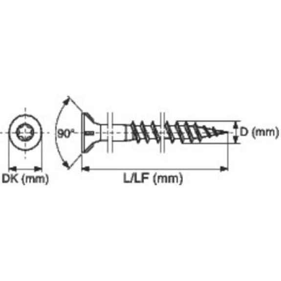 Vis à is inox Filetage partiel TX inox A2 - Vendu par: 100 | Emut: T25 | D (mm): 5 | DK (mm): 10 | L/LF (mm): 80/61 Vis à is inox Filetage partiel TX inox A2 - Vendu par: 100 | Emut: T25 | D (mm): 5 | DK (mm): 10 | L/LF (mm): 80/61-Lire la description