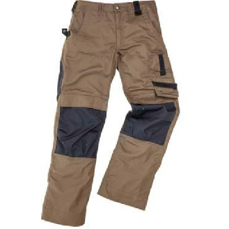 Arbeitshose Champ, Gr. 48, beige/g-Beschreibung lesen