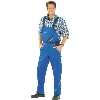 Latzhose Highline, Gr.48,kornblau/marine