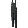 Latzhose,Canvas,320 g/qm,Gr.48,schwarz