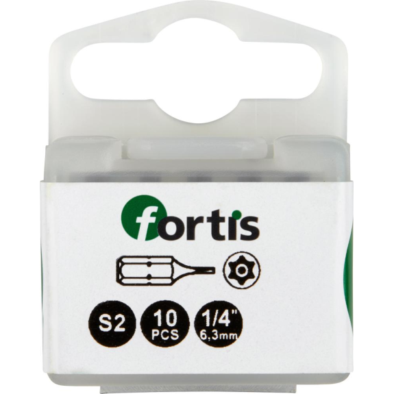 Bit zähhart 1/4" DIN3126 C6,3 T10x25mm mit Bohrung 10er Pack-Beschreibung lesen