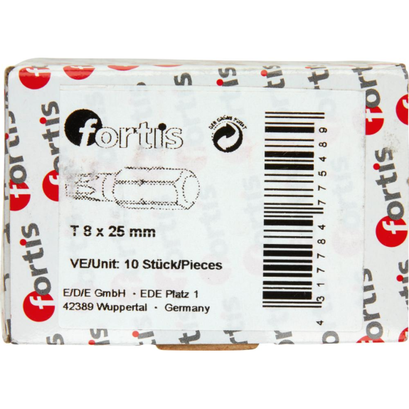 Bit Zähhart 1/4 "Din3126 C6,3 T8x25mm 10er Pack-Leggi tutto