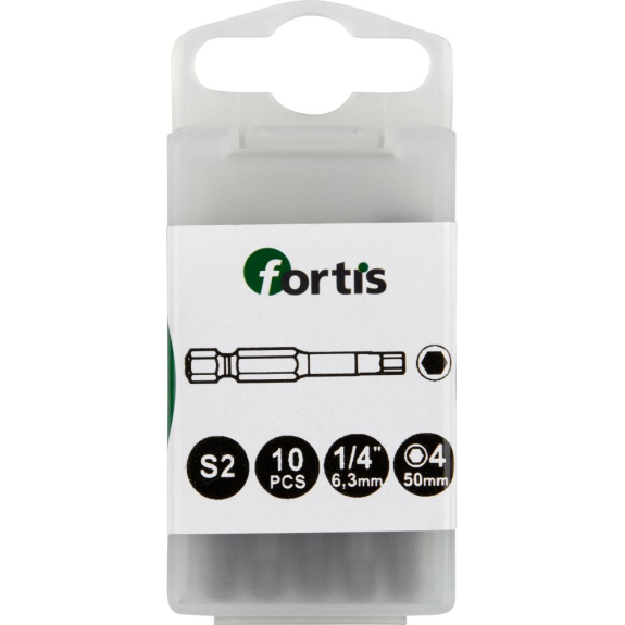 Bit zähhart 1/4" DIN3126 E6,3 Innensechskant 4x50mm 10er Pack-Beschreibung lesen