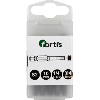 Bit zähhart 1/4" DIN3126 E6,3 Innensechskant 4x50mm 10er Pack-Beschreibung lesen