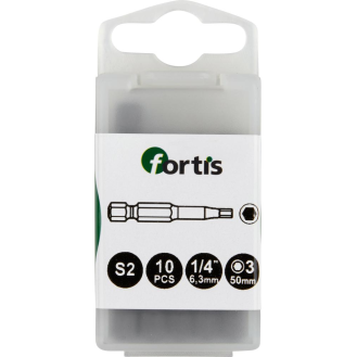 Bit zähhart 1/4" DIN3126 E6,3 Innensechskant 3x50mm 10er Pack-Beschreibung lesen