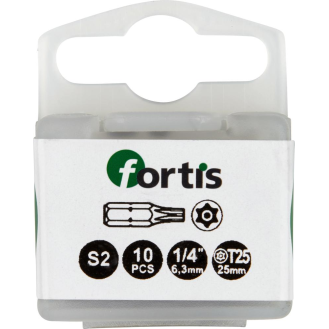 Bit zähhart 1/4" DIN3126 C6,3 T25x25mm mit Bohrung 10er Pack-Beschreibung lesen