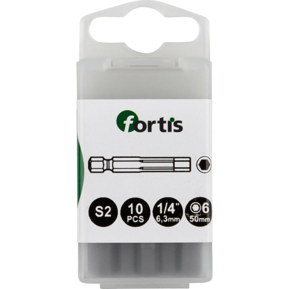 Bit zähhart 1/4" DIN3126 E6,3 Innensechskant 6x50mm 10er Pack-Beschreibung lesen