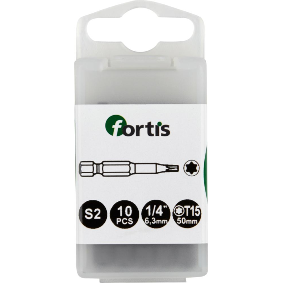 Bit zähhart 1/4" DIN3126 E6,3 T15x50mm 10er Pack-Beschreibung lesen