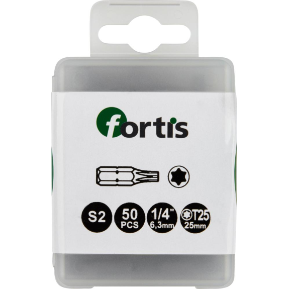 Bit zähhart 1/4" DIN3126 C6,3 T25x25mm 50er Pack-Beschreibung lesen
