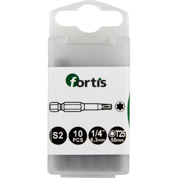 Bit zähhart 1/4" DIN3126 E6,3 T25x50mm 10er Pack-Beschreibung lesen