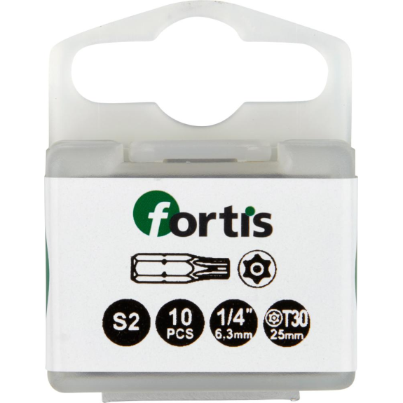Bit zähhart 1/4" DIN3126 C6,3 T30x25mm mit Bohrung 10er Pack-Beschreibung lesen