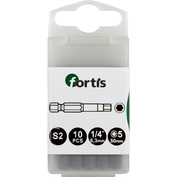 Bit zähhart 1/4" DIN3126 E6,3 Innensechskant 5x50mm 10er Pack-Beschreibung lesen