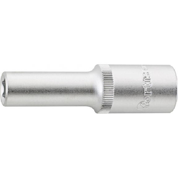 Steckschl.-Einsatz 1/2" 10mm 6kt. lang FORTIS-Beschreibung lesen