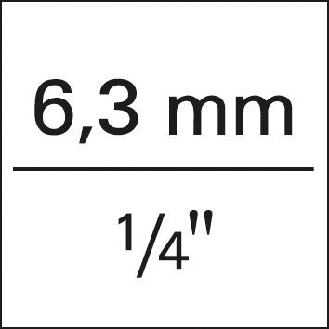 Steckschlüsseleinsatz 6-kant 1/4" 11/32" Gedore-Beschreibung lesen
