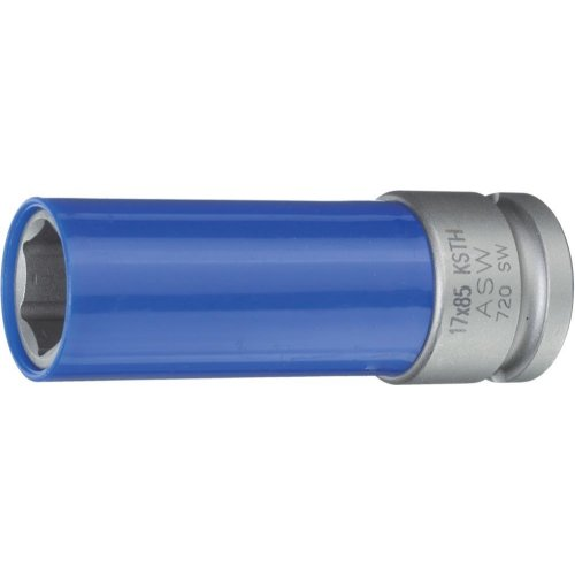 Kraft- Steckschlüsseleinsatz mitKunststoff-Hülse 1/2" 17x85mm ASW Kraft- Steckschlüsseleinsatz mitKunststoff-Hülse 1/2" 17x85mm ASW-Beschreibung lesen