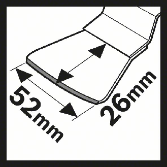 HCS Schaber ATZ 52 SC, starr 52 x 26 mm, 10er-Pack-Beschreibung lesen