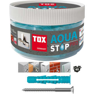 TOX Dübel Aqua Stop Pro 6/38+Schr.in Runddose á40-Beschreibung lesen