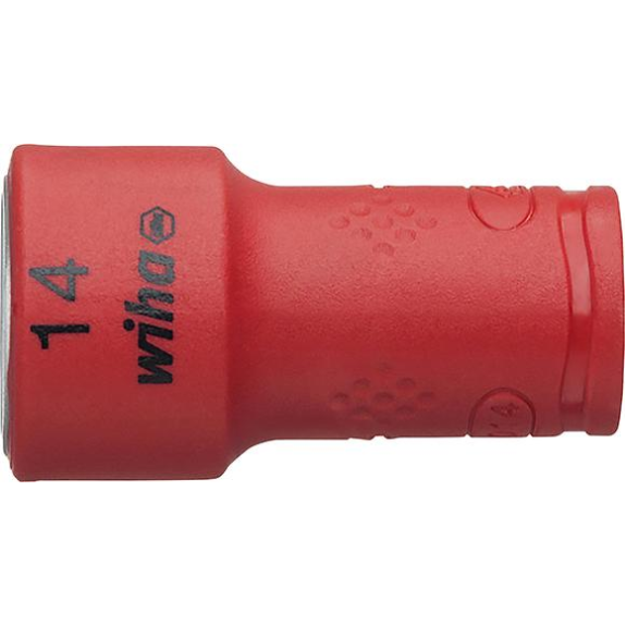 Steckschlüsseleinsatz 6-kant 1/4" 14mm VDE-Beschreibung lesen