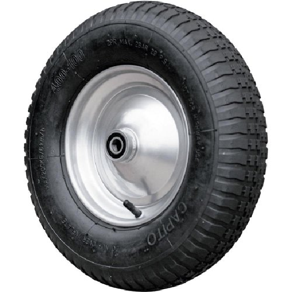 Luftrad 400/100 mit Kugelmit 17mm Schraubachse-Beschreibung lesen