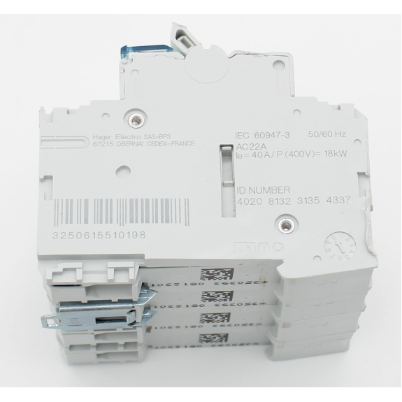 SBN440 - HAGER - Ausschalter 40A 4 Schließer 400V AC 4PLE SBN440 - HAGER - Ausschalter 40A 4 Schließer 400V AC 4PLE-Beschreibung lesen