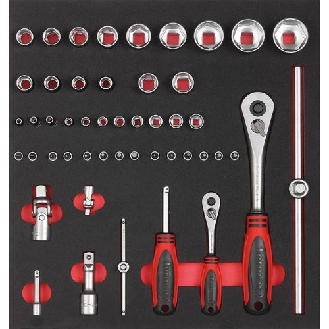 Modul Steckschlüssel 1/4+1/2"2/3-Beschreibung lesen