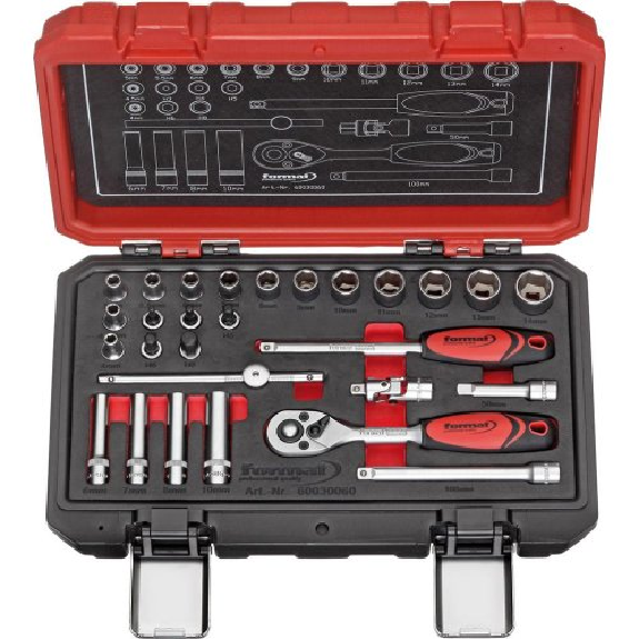 Steckschlüssel Garnitur 1/4" 28 teilig-Beschreibung lesen