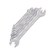 Doppelmaulschlüssel-Satz DIN 3110 8 teilig 6-22mm Doppelmaulschlüssel-Satz DIN 3110 8 teilig 6-22mm