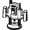 Nutfräser 6 mm, D1 3,2 mm, L 7,7 mm, G 51 mm Nutfräser 6 mm, D1 3,2 mm, L 7,7 mm, G 51 mm