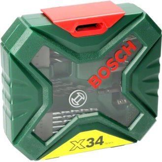Jeu de perceuses et tournevis X-Line Classic, 34 pièces-Lire la description