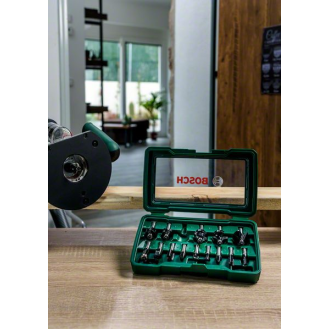HM-Fräser-Set mit 8 mm Schaft, 15-teilig-Beschreibung lesen