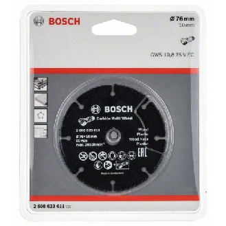 Trennscheibe Carbide Multi Wheel, 76 mm, 10 mm, 1 mm-Beschreibung lesen