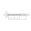 VHM Bohrspitze Lang 2GSL016300075 mit Nicht beschichtet Beschichtung 1,6mm Durchmesser