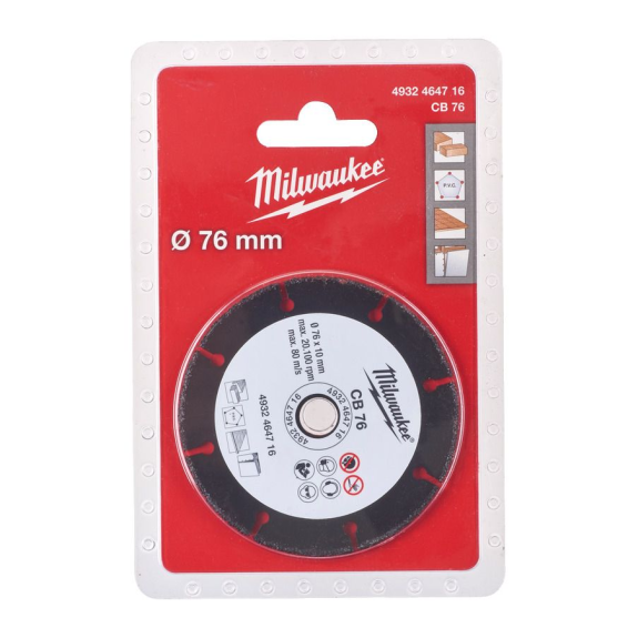 Disco con grano TCT de 76mm - CB 76 mm - 1 pc-Leer más