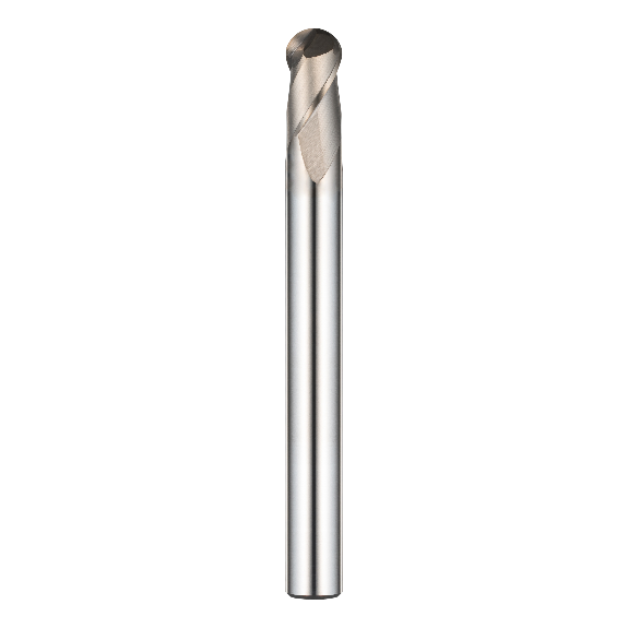 Broyeur à boulets en carbure monobloc à usage général 2HGB008020S04 avec revêtement AICrN diamètre 0,8 mm-Lire la description