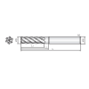 Schaftfräser Trochoidal 5MTR060260070 mit HR Beschichtung 6mm Durchmesser