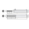 VHM Schaftfräser mit 6 Schneiden 6MSE030120S06 mit HR Beschichtung 3mm Durchmesser