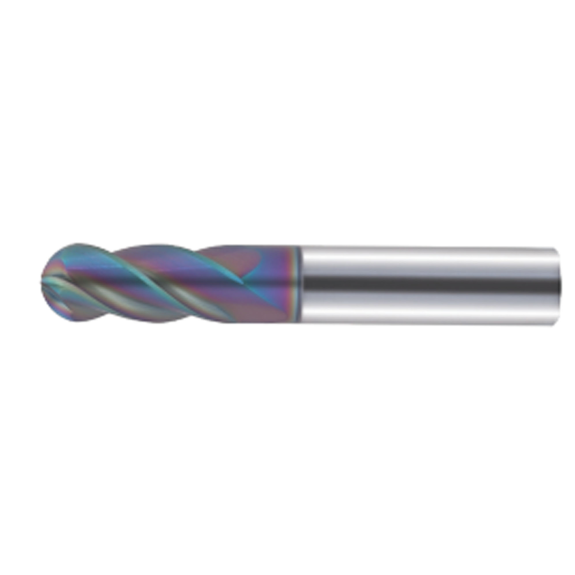 Fraise en carbure monobloc à 4 arêtes de coupe 4MSB250500160 avec revêtement HR diamètre 25 mm-Lire la description