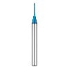 VHM Mini Schaftfräser scharfkant 2BRE009100S04 mit TISIN-S Beschichtung 0,9mm Durchmesser