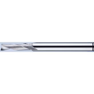 Einzahnfräser mit 1 Schneide für ABS 1NEM012060S06 mit  Beschichtung 1,2mm Durchmesser 50mm Länge-Beschreibung lesen